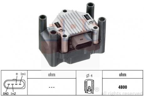 Котушка запалювання Golf IV,V,VI,Passat,Octavia EPS 1990420