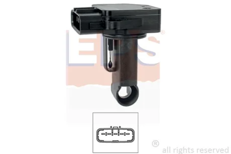 MAZDA Расходомер воздуха 3/CX-7 2,3 06- EPS 1.991.407