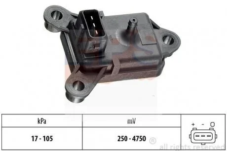 Датчик вакуума Citroen Berlingo 96-/Jumper 94- EPS 1993003