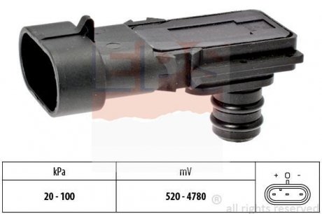Датчик давления в впускн.трубопров.Logan,Vivaro,Trafic II,Clio,Kangoo EPS 1993023