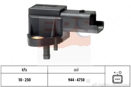 Датчик тиску Jumpy,C5,Fiat Scudo,Peugeot,Suzuki 2.0HDI EPS 1993030