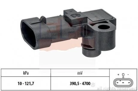 Датчик тиску повітря Astra H,Zafira B,Chevrolet Cruze 1.6/1.8 05- EPS 1993196