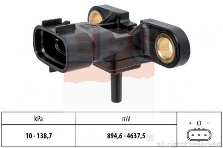 Датчик тиску повітря TOYOTA 1.3,1.6,1.8 08- EPS 1993213 (фото 1)