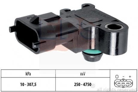 Датчик тиску Ford/PSA 2,2 TDCI/Hdi EPS 1993244