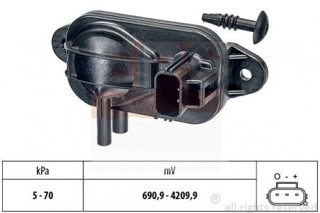 Датчик тиску вихлопних газів Focus, Mondeo, 1,6-2,0TDCi 10- EPS 1993268