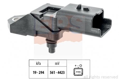 Датчик тиску C3/C4/C4 Picasso 1,2THP 14-, PEUGEOT, OPEL EPS 1.993.337