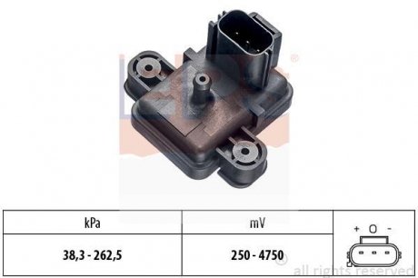 Датчик тиску Transit, Transit Connect, Torneo Connect, Focus, 1,8 TDCI EPS 1.993.355