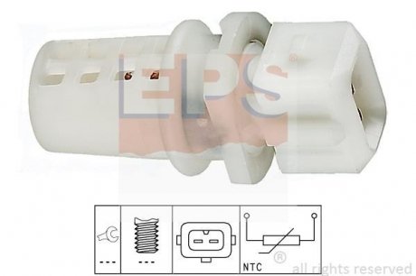 Датчик температури впуск.повітря Astra F 1,8 16V. RENAULT Kangoo, Trafic. EPS 1994009