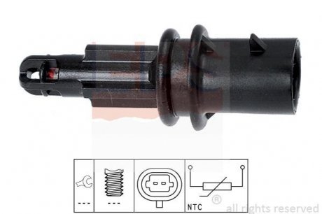 Датчик температури повітря зовнішній Corsa,Astra G/H,Vectra B/C,Chevrolet Cruze EPS 1994033