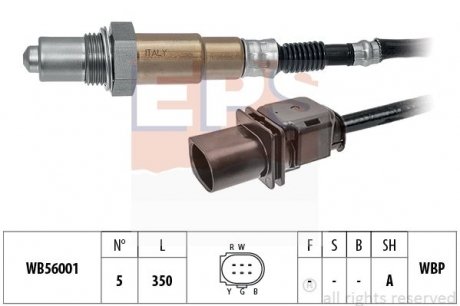 Лямбда-зонд Renault 1.6dCi/Nissan 1.6dCi EPS 1998389 (фото 1)