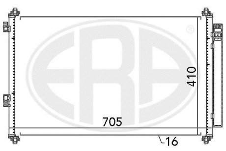 Радіатор кондиціонера ERA 667057