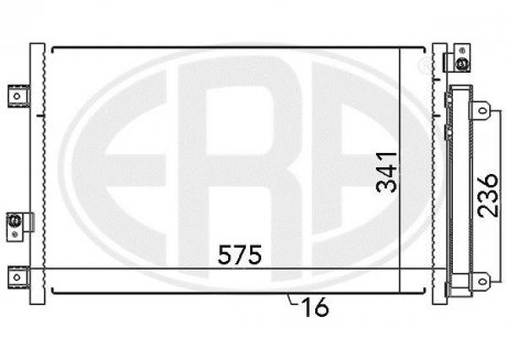 Радиатор кондиционера ERA 667076