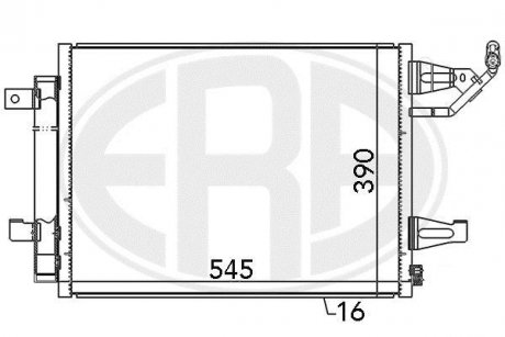 Радіатор ERA 667085