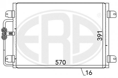 Радіатор ERA 667143