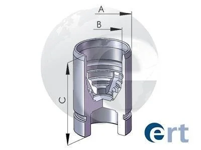 Фото 1 - поршень супорта MAZDA 323 91- ERT 150553C Поршень супорта MAZDA 323 91- ERT 150553C (фото 1)