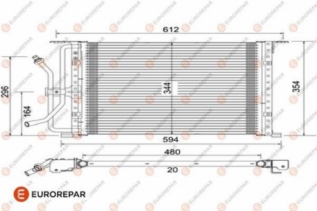 РАД?АТОР КОНДИЦ?ОНЕРА EUROREPAR 1609637480