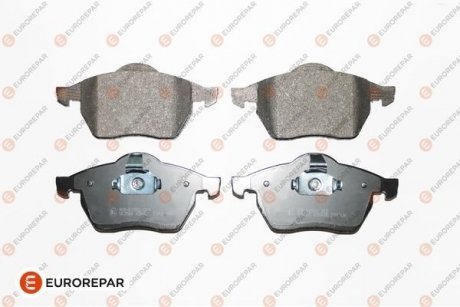 Колодки гальмівні (передні) Opel Astra G 99-02/Vectra B 95-03/Calibra A 91-97/Saab 9-3 98-09 EUROREPAR 1617260480 (фото 1)