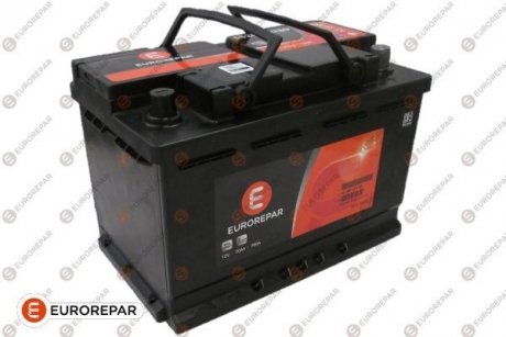 Акумуляторна батарея AGM 70Ah 12V R+ EN760A (278x175x190) EUROREPAR 1620012780