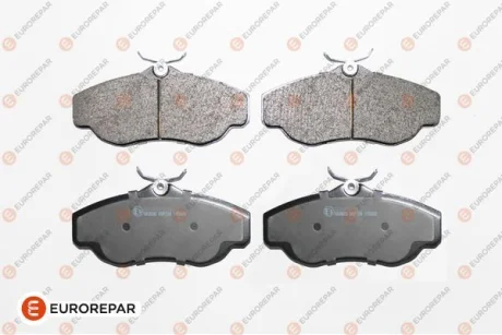 Колодки гальмівні дискові (комплект 4 шт) EUROREPAR 1623058780