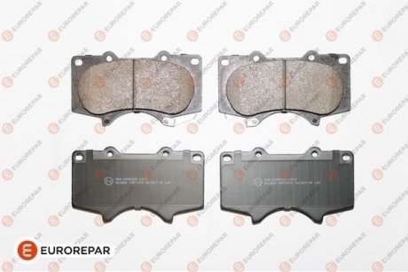 Гальмівні колодки передн.Land Cruiser 02-,Fortuner,Mitsubishi Pajero IV 07- EUROREPAR 1639379080 (фото 1)