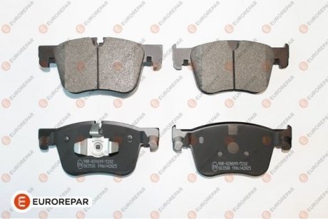 К-т передніх гальмівних колодок CITROEN BERLINGO, BERLINGO/MINIVAN, C4 GRAND PICASSO II, C4 PICASSO EUROREPAR 1667817080