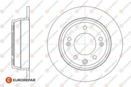 ДИСК ГАЛЬМ?ВНИЙ ЗАДН?Й 2ШТ. EUROREPAR 1667871080