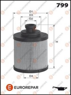 Ф?ЛЬТР масляний EUROREPAR E149113