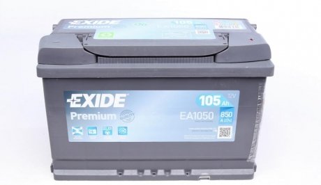 Стартерна батарея (акумулятор) EXIDE EA1050