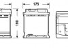 Акумулятор EXIDE EB501 (фото 2)