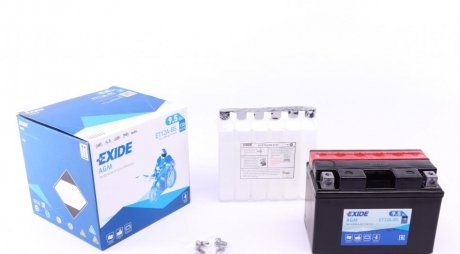 АкумуляторMOTOR B/O 12V 9.5AH 130A YT12A-BS/ [150X87X105] EXIDE ET12A-BS