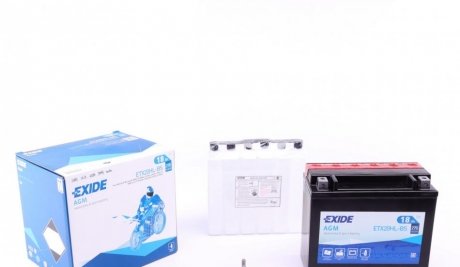 АкумуляторMOTOR B/O 12V 18AH 270A YTX20HL-BS/ [175X87X155] EXIDE ETX20HL-BS