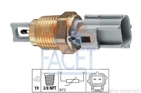 Датчик температуры воздуха Ford Tourneo connect 1.8 tdci (02-13) (10.4004) FACET 104004