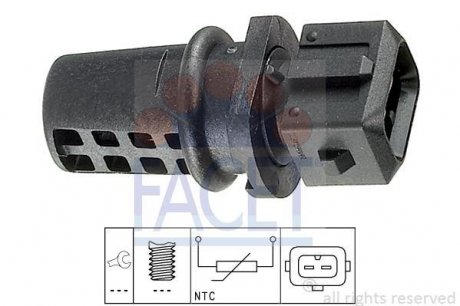 Датчик температури впускного повітря FACET 104008