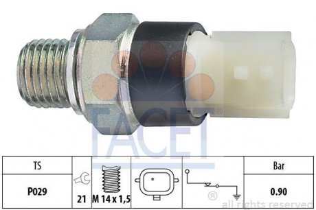 Датчик тиску мастила FACET 70179 (фото 1)