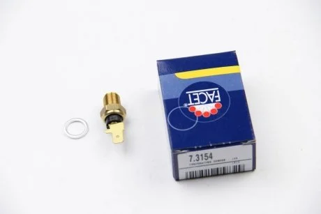 Фото датчик температури VW CADDY II/ GOLF III/IV 1.4-2.9 91-10 FACET 73154 Датчик температури VW CADDY II/ GOLF III/IV 1.4-2.9 91-10 FACET 73154