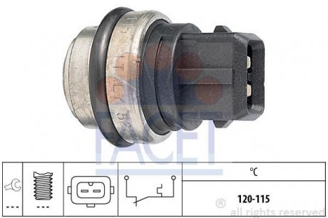 Термовыключатель вентилятора радиатора FACET 75233