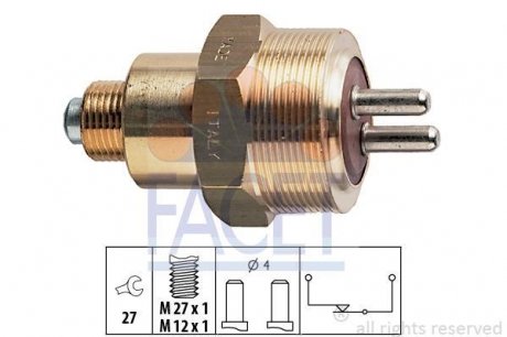 Вимикач фар заднього ходу FACET 76101 (фото 1)