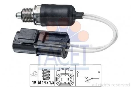 Вимикач фар заднього ходу FACET 76314