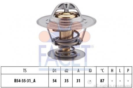 Термостат системи охолодження FACET 78223S