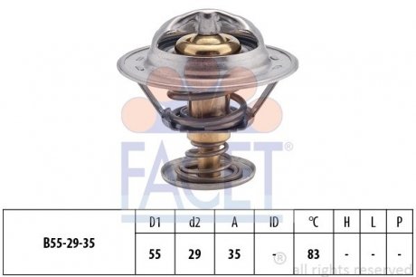 Термостат FACET 7.8323S (фото 1)