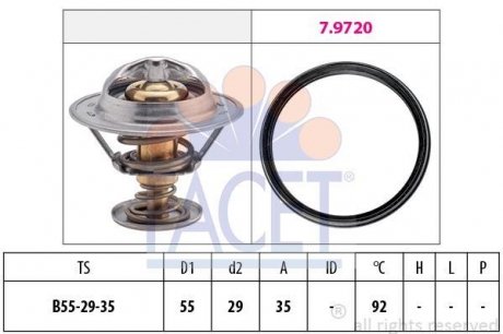 Термостат охлаждающей жидкости FACET 78945