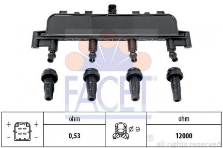 Катушка зажигания FACET 96303