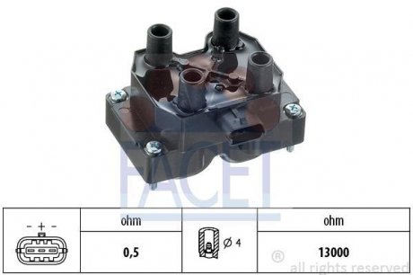 Котушка запалювання FACET 96316