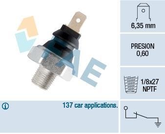 Датчик давления смазки FAE 11420