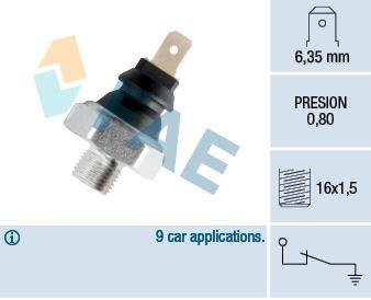 Датчик давления смазки FAE 11630 (фото 1)
