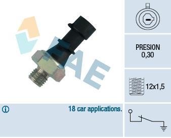 Датчик давления смазки FAE 12440