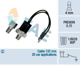 Датчик давления смазки FAE 12540