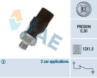Датчик давления смазки FAE 12580