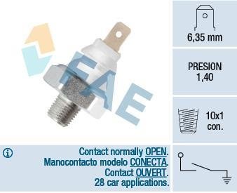 Датчик давления смазки FAE 12920