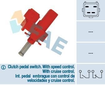 Датчик положення педалі щеплення FAE 24835